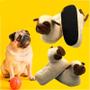 Imagem de Pantufas Cachorro Pug 3D Animal Para Presente Uso Interno Externo Para Presentear Quarto