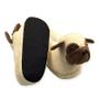 Imagem de Pantufas Cachorro Pug 3D Antiderrapante Chinelo Resistente Personalizada De Borracha