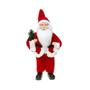 Imagem de Papai Noel Boneco Natal 40cm Enfeite Luxo Barba Iluminada Decoracao Natalina