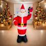 Imagem de Papai Noel Com Saco De Presente Inflável 2,2 M Bivolt Led