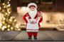 Imagem de Papai Noel Confeiteiro Gourmet Vermelho com Avental 40cm - Magizi
