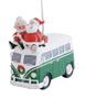 Imagem de Papai Noel de Cape Shore e Sra. Claus andando em cima do enfeite de Natal do Vw Bus