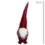 Imagem de Papai noel decorativo escandinavo com chapeu vermelho 53cm