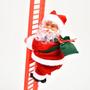 Imagem de Papai Noel Eletrico Musical Subindo Escada Natal Enfeite Colocar na Arvore Desce e Sobe 
