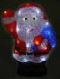 Imagem de Papai Noel Em Acrilico Iluminado Com 30 Leds Decoraçao Natal (HF4866)