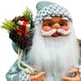 Imagem de Papai noel em pe com malha vermelha