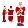 Imagem de Papai Noel Gigante Musical Toca Saxofone e Dança Decoração Natalina de Luxo