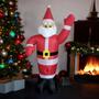 Imagem de Papai Noel Inflável Decoração Natalina Com Led 2.40 Mts Bivolt
