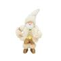 Imagem de Papai Noel Mini Branco e Dourado Luxo 20cm - Art Christmas