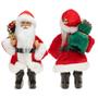 Imagem de Papai Noel Tradicional Vermelho Boneco 25cm Enfeite Natal Decoracao Premium