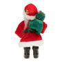 Imagem de Papai Noel Tradicional Vermelho Boneco 25cm Enfeite Natal Decoracao Premium