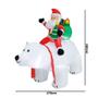 Imagem de Papai Noel Urso Polar Inflavel 180X170cm