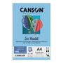 Imagem de Papel A4 185g Canson iris vivaldi azul royal com 25 folhas