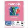 Imagem de Papel A4 185g Canson iris vivaldi rosa chiclete com 25 folhas