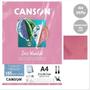 Imagem de Papel A4 185g Canson iris vivaldi rosa chiclete com 25 folhas