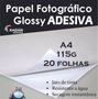 Imagem de Papel Adesivo A4 glossy 115gr - alta resolução 