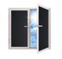 Imagem de Papel Adesivo Preto Fosco Plástico vinilico para envelopar armários, portas, vinil blackout para janelas, Lavavel 5 metros - 45cm x 5m