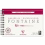 Imagem de Papel Aquarela Clairefontaine Fontaine Cold Pressed 12x18cm 300g