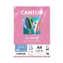 Imagem de Papel Canson Iris Vivaldi A4 185g 25fls Rosa Chiclete