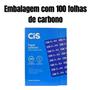 Imagem de Papel carbono para manuscrito azul a4 com 100 folhas - cis
