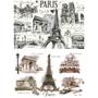 Imagem de Papel com Estampa Coleção Paris 2 Ref C20
