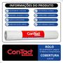 Imagem de Papel Contact Transparente Adesivo Porta e Janela de Vidro Rolo 10mx45cm Micra 80 Plavitec