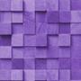 Imagem de Papel De Parede - 0,58 X 1,50M Blocos 3D Roxo