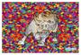 Imagem de Papel De Parede 3D Animais Pop Art Touro Bull 3,5M Pxa158