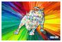 Imagem de Papel De Parede 3D Animais Pop Art Touro Bull 3,5M Pxa177