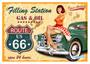 Imagem de Papel De Parede 3D Carro Antigo Hot Rod Pin Up 3,5M Cxr15