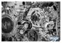 Imagem de Papel De Parede 3D Carro Antigo Motor V8 Mural 3,5M Cxr87