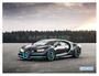 Imagem de Papel De Parede 3D Carro Bugatti Chiron Pista 3,5M Car09