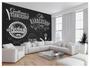 Imagem de Papel De Parede 3D Estilo Lousa Barbearia Logos 3,5M Lcb15