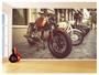 Imagem de Papel De Parede 3D Moto Custom Chopper Viagem 3,5M Bkm109