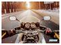 Imagem de Papel De Parede 3D Moto Esporte Viagem Estrada 3,5M Bkm87