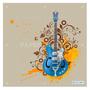 Imagem de Papel De Parede 3D Musica Guitarra Arte Graffiti 3,5M Mus67