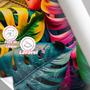 Imagem de Papel de Parede 3D Painel 3,5M Costela de adão Decorado Folhagem Auto Colante Vinílico Lavável