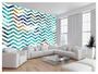 Imagem de Papel De Parede 3D Sala Chevron Zig Zag Listras 3,5M Zig110