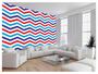 Imagem de Papel De Parede 3D Sala Chevron Zig Zag Listras 3,5M Zig14