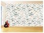 Imagem de Papel De Parede 3D Sala Chevron Zig Zag Listras 3,5M Zig91