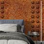 Imagem de Papel de Parede Adesivo Aço Corten Enferrujado Moderno Quarto Sala de Estar