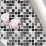 Imagem de Papel De Parede Adesivo Autocolante 3d Lavável Marmore Vinil Decorativo Banheiro Cozinha 10mX45cm