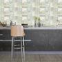 Imagem de Papel De Parede Adesivo azulejo ladrilho Cozinha rolo 1,5 METROS claro