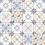 Imagem de Papel de Parede Adesivo Azulejo Português N03094 0,58X2,5M