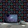 Imagem de Papel De Parede Adesivo Botões Playstation Gamer 3,50M