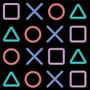 Imagem de Papel De Parede Adesivo Botões Playstation Gamer 3,50M