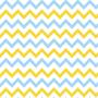 Imagem de Papel de Parede Adesivo Chevron Zig Zag Azul e Amarelo Lavável