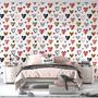 Papel De Parede Adesivo Coração Colors Menina Quarto Teen 3m - DELIQUADROS Imagem de Papel De Parede Adesivo Coração Colors Menina Quarto Teen 3m