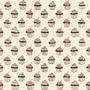 Imagem de Papel de Parede Adesivo - Cupcakes - 026ppc