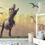 Imagem de Papel De Parede Adesivo Dinossauro T-Rex 1M X 1M Lavável